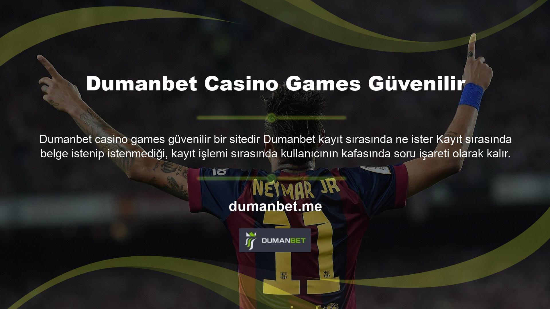 Dumanbet Casino Games güvenilir bir site mi Bu ilginç soruyla ilgili özel sorular ve veriler kayıtta bulunabilir